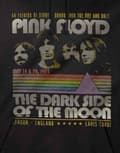 Miniatyrbild 3 av 4: Pink Floyd Hoodie Dark Side of the Moon Retro Stripes Official Black Pullover