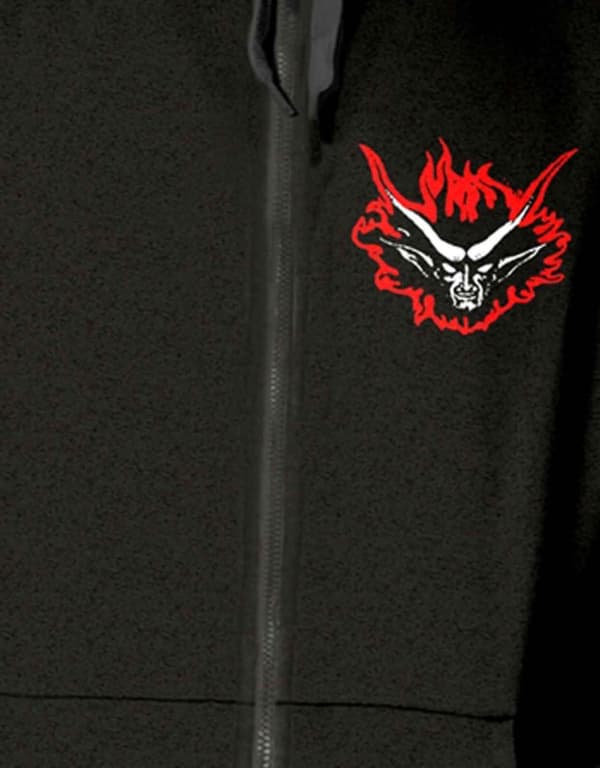 Vader Hoodie De Profundis Band Logo Official Mens Black Zipped