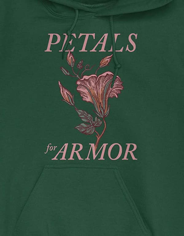 Hayley Williams Hoodie Petals Logo Official Mens Green Pullover
