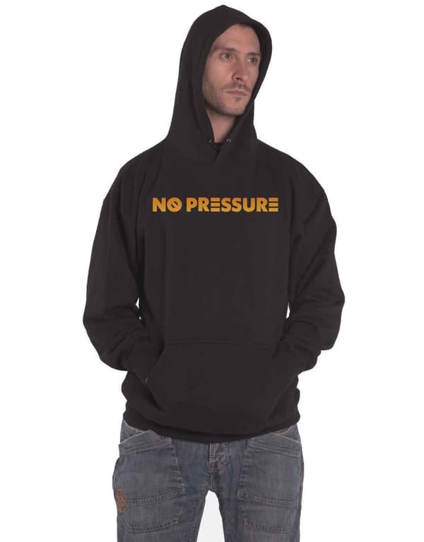 Logic Hoodie No Pressure Gradient Logo Official Mens Black Pullover
