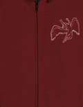 Miniatyrbild 3 av 4: Led Zeppelin Hoodie Symbols Band Logo Official Mens Maroon Red Zipped