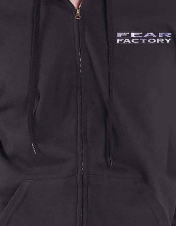 Fear Factory Demanufacture Pocket Band Logo Hoodie