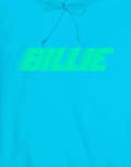 Miniatyrbild 3 av 4: Billie Eilish Hoodie Logo and Blohsh Official Neon Blue Pullover