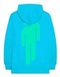 Miniatyrbild 2 av 4: Billie Eilish Hoodie Logo and Blohsh Official Neon Blue Pullover