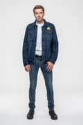 Miniatyrbild 2 av 4: Guns N' Roses Denim Jacket Classic Band Logo Official Unisex Blue