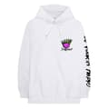 Miniatyrbild 1 av 4: Yungblud Hoodie Be Happy Face Logo Official White Pullover Unisex