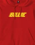 Miniatyrbild 3 av 4: Billie Eilish Hoodie Racer Logo Official Unisex Red Pullover