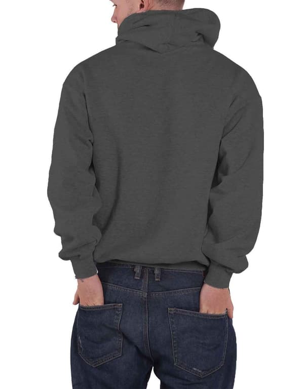 My Chemical Romance Hoodie Raceway logo Official Mens Charcoal Grey Pullover