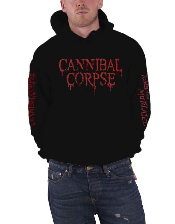 Cannibal Corpse Hoodie Tomb Of The Mutilated 2019 Official Mens Black Pullover