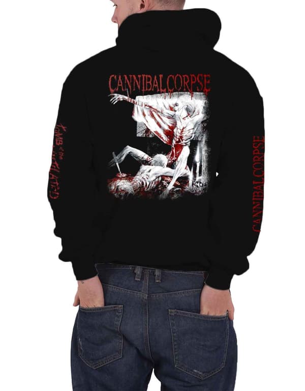 Cannibal Corpse Hoodie Tomb Of The Mutilated 2019 Official Mens Black Pullover