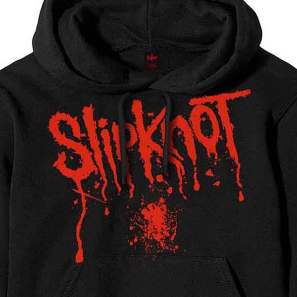 Slipknot Splatter Band Logo Pullover Hoodie