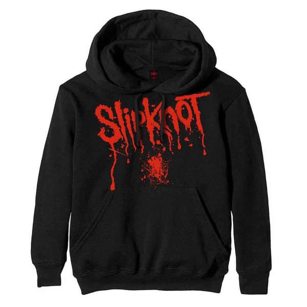 Slipknot Splatter Band Logo Pullover Hoodie