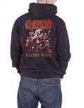 Miniatyrbild 2 av 4: Kreator Hoodie Pleasure To Kill Band Logo Official Mens Black Zipped