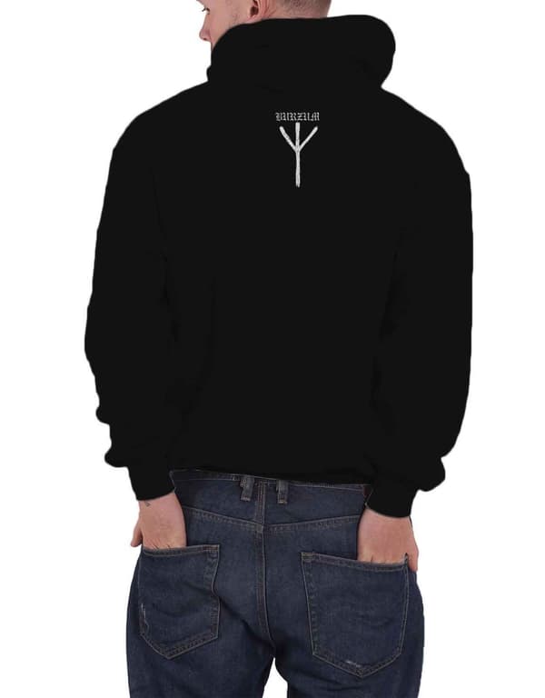 Burzum Hoodie Aske 2013 Band Logo Official Mens Black Pullover