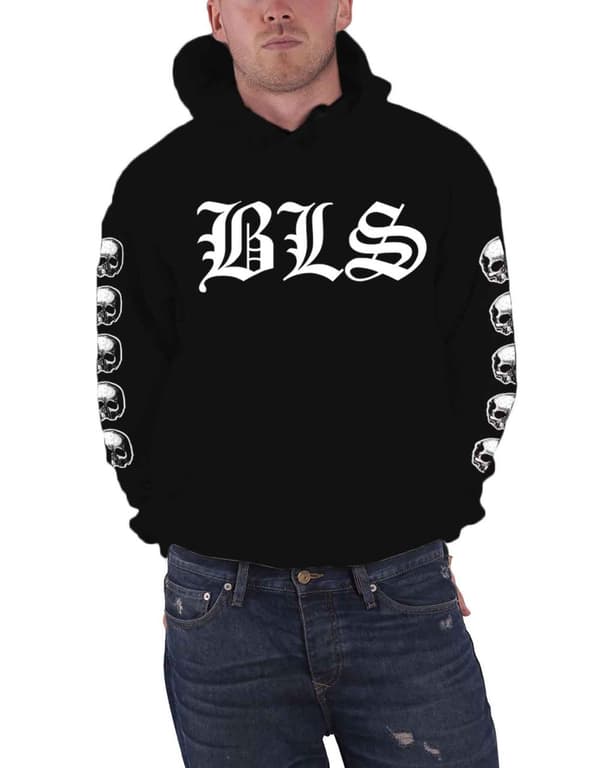 Black Label Society Hoodie SDMF Band Logo Official Mens Black Pullover Black XL
