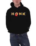 Miniatyrbild 1 av 5: The Rolling Stones Hoodie Honk Letters Band Logo Official Mens Black Pullover XL