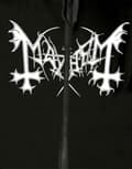 Miniatyrbild 3 av 4: Mayhem De Mysteriis Dom Sathanas Official Mens Black Zipped Hoodie