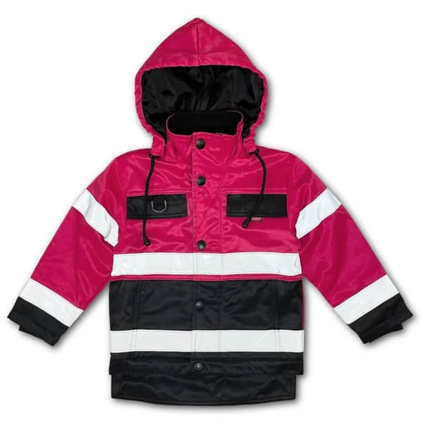 Arbetsjacka Fodrad Rosa/Svart