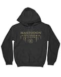 Miniatyrbild 1 av 3: Mastodon Hoodie Hushed & Grim Cover Band Logo Official Mens Black Pullover