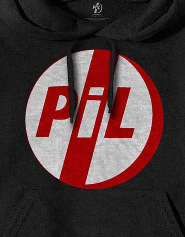 Public Image Ltd Hoodie Classic Logo Official Mens Black Pullover