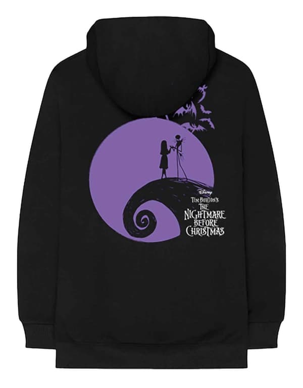 The Night Before Christmas Hoodie Moonlight Logo Official Black Pullover Unisex