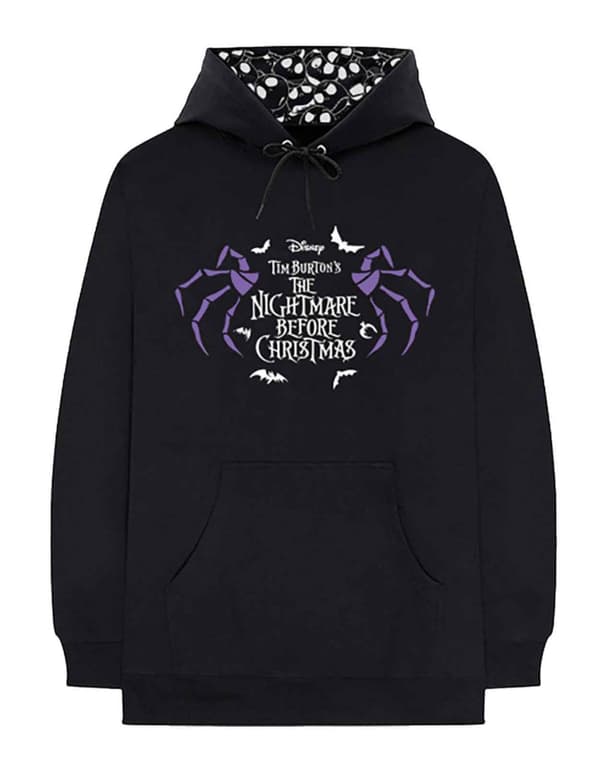 The Night Before Christmas Hoodie Moonlight Logo Official Black Pullover Unisex