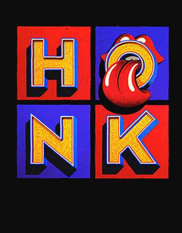 The Rolling Stones Hoodie Honk Album Band Logo Official Mens Pullover