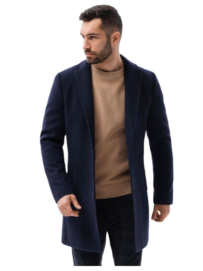 Ombre herrjacka Elegant höst vinterfickor Knappar 4 färger S-XXL