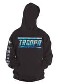 Miniatyrbild 4 av 4: Jake Mitchell Hoodie Trooper Logo Official Unisex Black Pullover