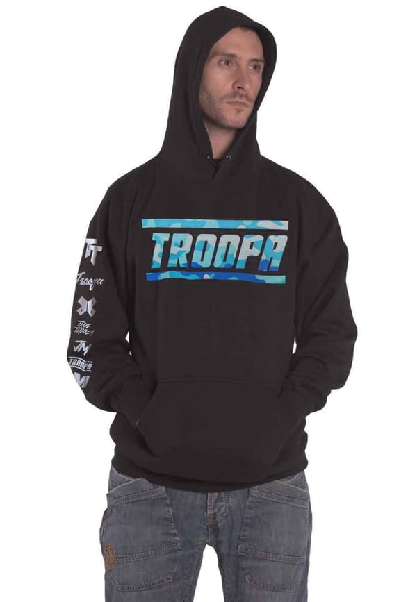 Jake Mitchell Hoodie Trooper Logo Official Unisex Black Pullover