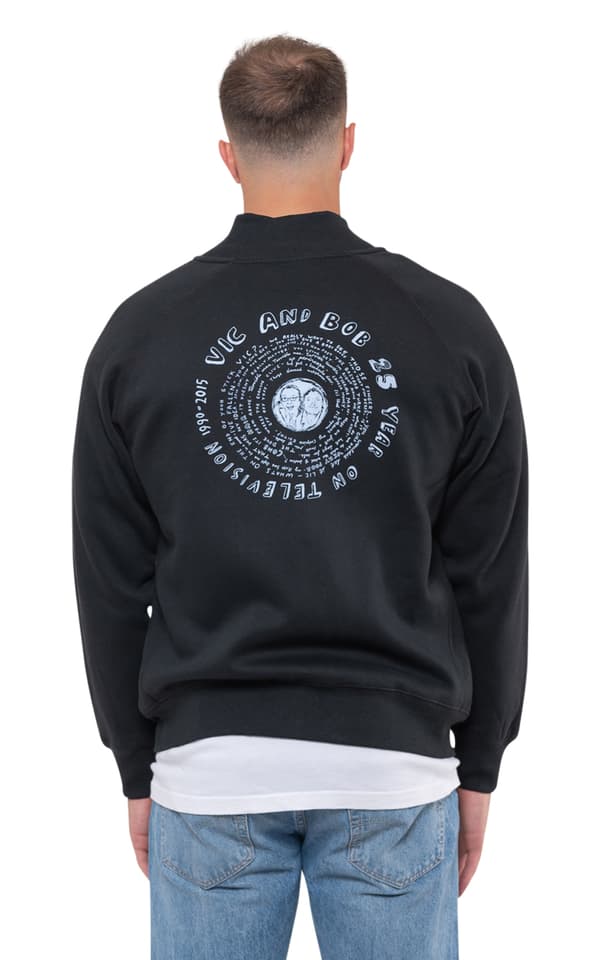 Reeves And Mortimer Jacket 25 Years on TV Official Unisex  Black