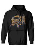 Miniatyrbild 1 av 3: Death Hoodie Leprosy Band Logo Official Mens Black Pullover