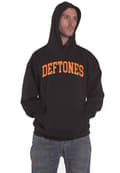 Miniatyrbild 1 av 4: Deftones Hoodie College band Logo Official Mens Black Pullover