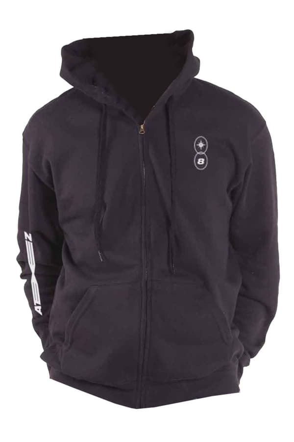 ATEEZ Hoodie Fellowship Tour Euro Official Mens Black Zipped
