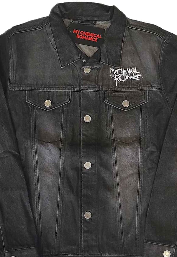 My Chemical Romance Denim Jacket The Black Parade band Logo Official Unisex