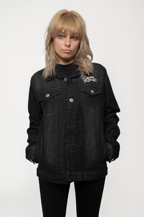 My Chemical Romance Denim Jacket The Black Parade band Logo Official Unisex