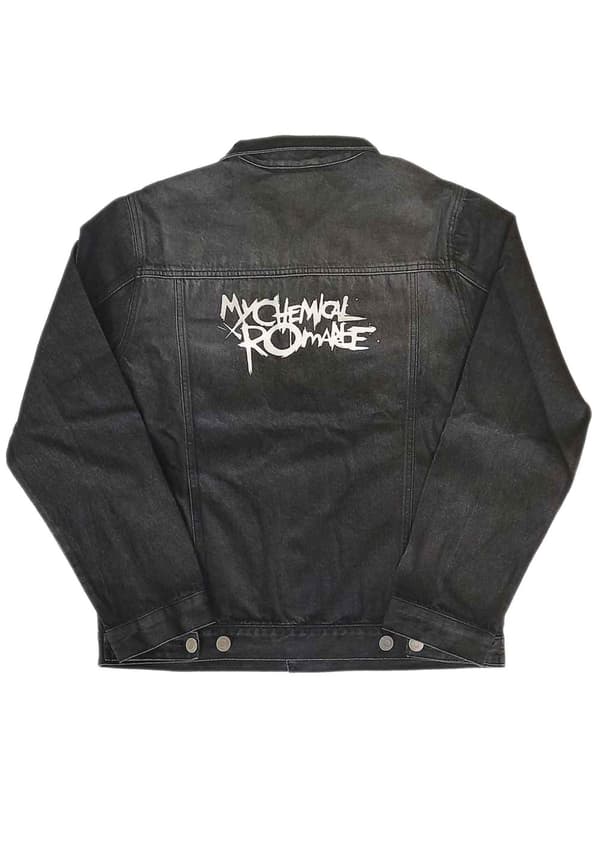 My Chemical Romance Denim Jacket The Black Parade band Logo Official Unisex