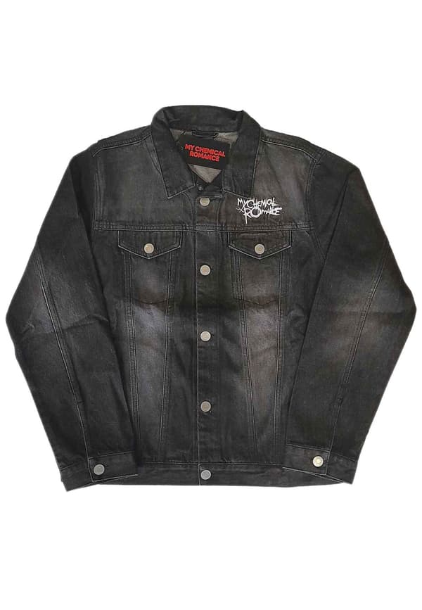 My Chemical Romance Denim Jacket The Black Parade band Logo Official Unisex