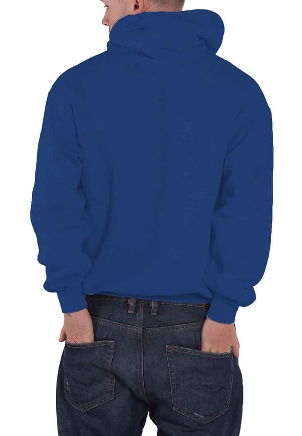 The Rolling Stones Hoodie Havana Cuba Band Logo Official Mens Navy Blue Pullover