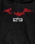 Miniatyrbild 2 av 2: DC Comics Hoodie The Batman Logo Sketch Official Mens Black Pullover L