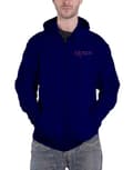 Miniatyrbild 1 av 4: Queen Hoodie Classic Crest Band Logo Official Mens Navy Blue Zipped