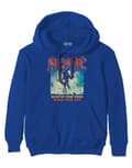 Miniatyrbild 1 av 3: AC/DC Hoodie Blow Up Your Video Band Logo Official Mens Blue Pullover