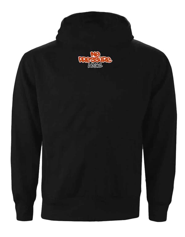 Logic Hoodie Gauge Logo Official Mens Black Pullover
