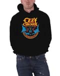 Miniatyrbild 1 av 4: Ozzy Osbourne Hoodie Bat Circle Logo Official Mens Black Pullover Black
