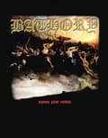 Miniatyrbild 3 av 4: Bathory Blood Fire Death Album Cover Official Mens Black Pullover Hoodie