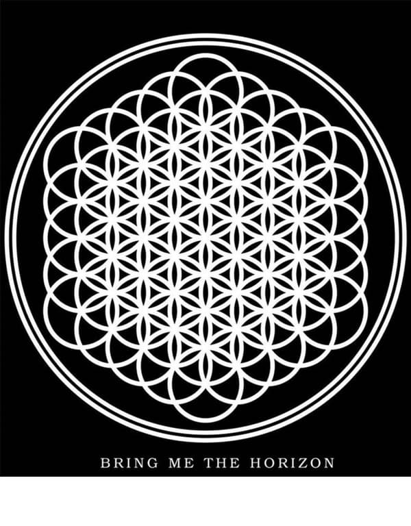 Bring Me The Horizon Mens Hoodie Black Sempiternal Official Zipped