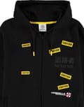 Miniatyrbild 4 av 4: Resident Evil Hoodie Nemesis Caution patches Official Mens Black Zipped M