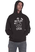 Miniatyrbild 1 av 2: Motley Crue Hoodie Roadcase Band Logo Official Mens Black Pullover