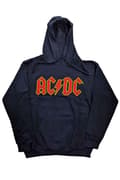 Miniatyrbild 1 av 3: AC/DC Hoodie Band Logo Official Unisex Navy Blue Pullover