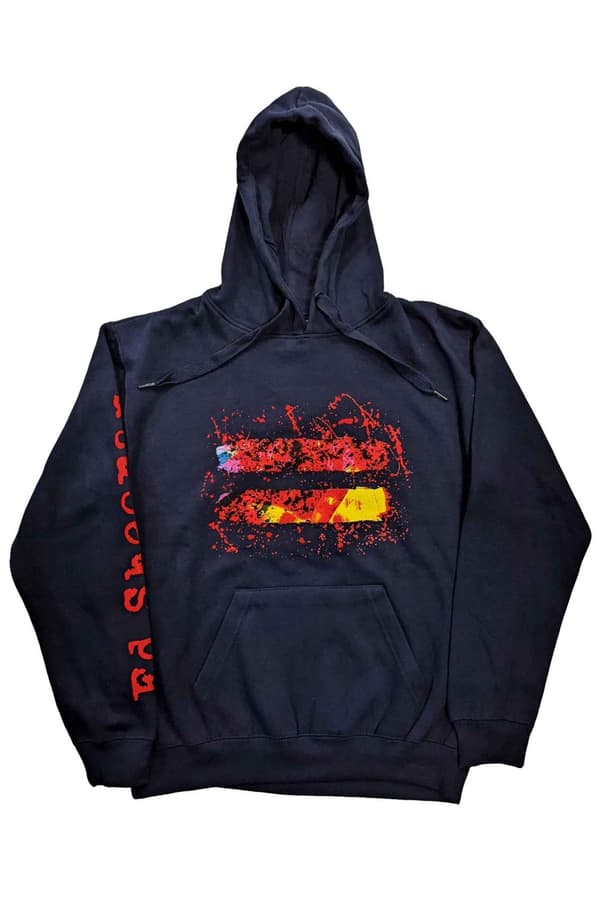 Ed Sheeran Hoodie Equals Logo Official Unisex Navy Blue Pullover Blue M